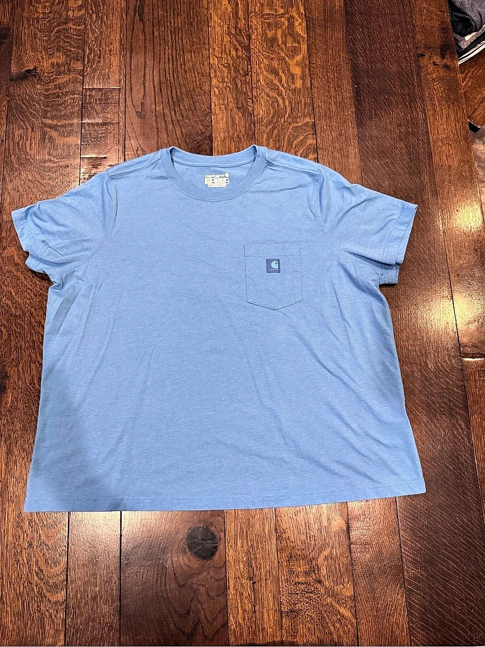 Carhartt Relaxed Fit Blue Short Sleeve T-Shirt Size 2XL